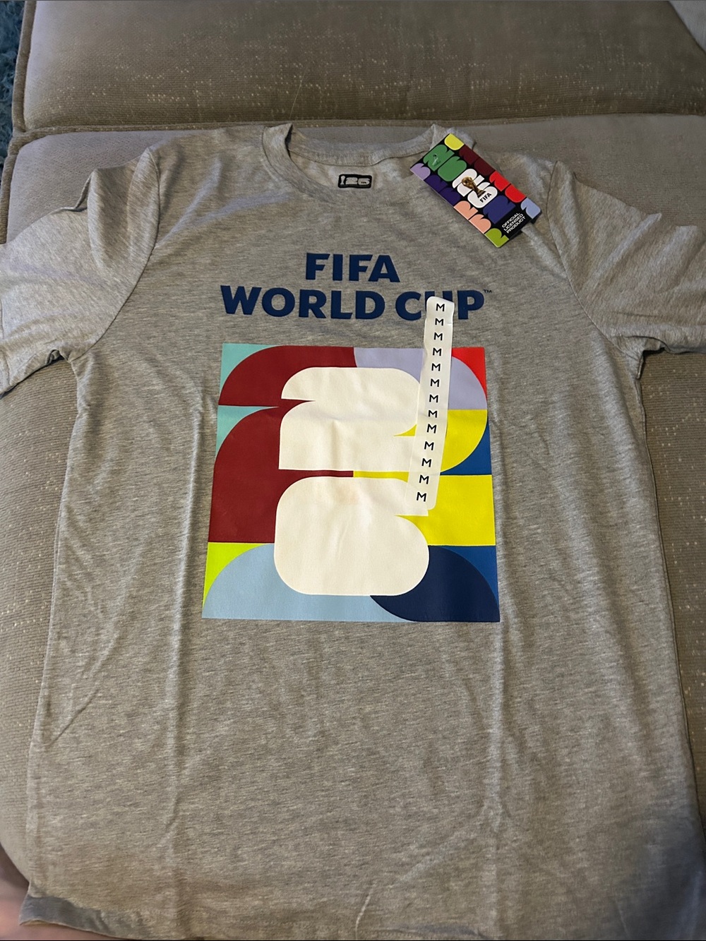FIFA World Cup Graphic Men's T-Shirt - Grey